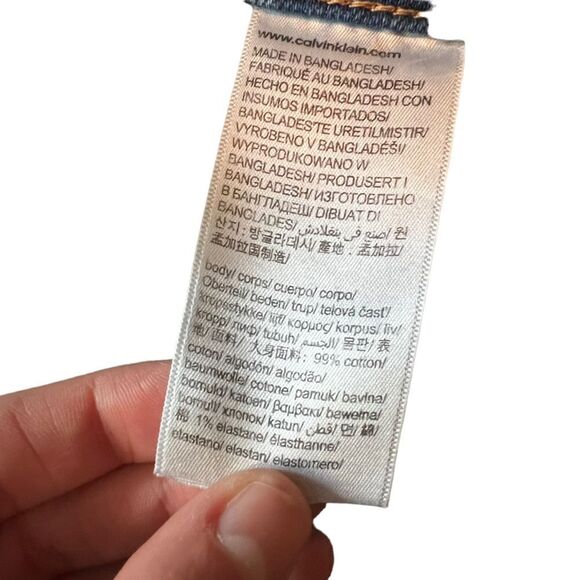 Calvin Klein Jeans light wash mid rise skinny jeans - Picture 8 of 9